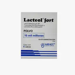 Farmacias YZA Lacteol Forte Polvo 340Mg 6 Sbs oferta