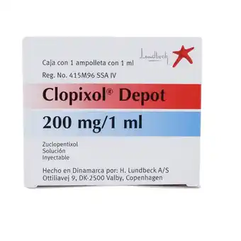 Farmacias YZA Clopixol Depot Frasco Ampula 200Mg 1Ml oferta