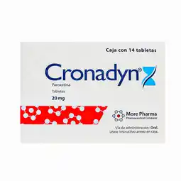 Farmacias YZA Cronadyn 20Mg 14 Tabs oferta