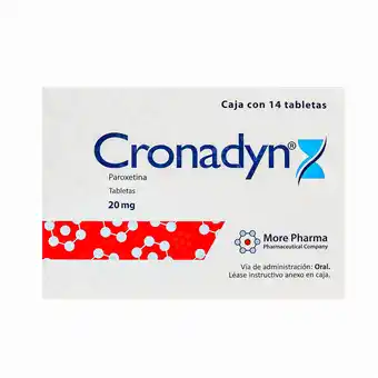 Farmacias YZA Cronadyn 20Mg 14 Tabs oferta