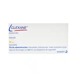 Farmacias YZA Clexane Inyectable 40Mg 2 Jga oferta