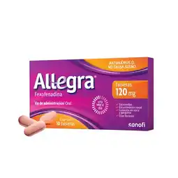 Farmacias YZA Allegra 120Mg 10 Comp oferta