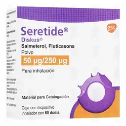 Farmacias YZA SERETIDE DISKUS 50/500MCG 60 DOSIS oferta