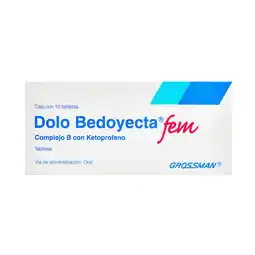 Farmacias YZA Dolo Bedoyecta Fem 10 Tabs oferta