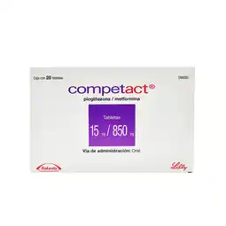 Farmacias YZA Competact 15Mg/850Mg 28 Tabs oferta