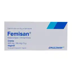Farmacias YZA Femisan Crema Vaginal 30G 6 Aplic oferta