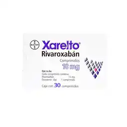 Farmacias YZA Xarelto 10Mg 30 Comp oferta