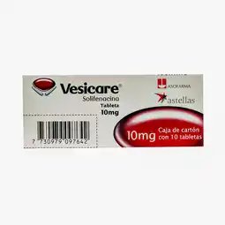 Farmacias YZA Vesicare 10Mg 10 Tabs oferta
