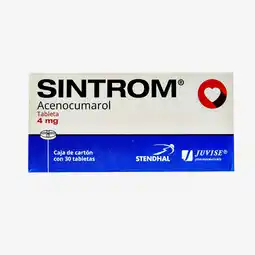 Farmacias YZA Sintrom 4Mg 30 Tabs oferta