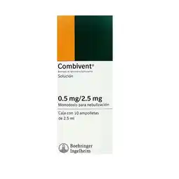 Farmacias YZA Combivent 0.5Mg/2.5Mg 10 Amp X 2.5Ml oferta