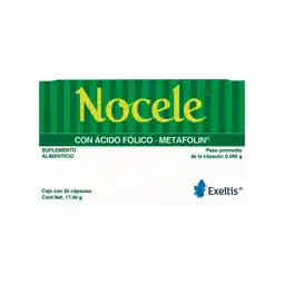 Farmacias YZA Nocele Acido Folico 400Mg 30 Caps oferta