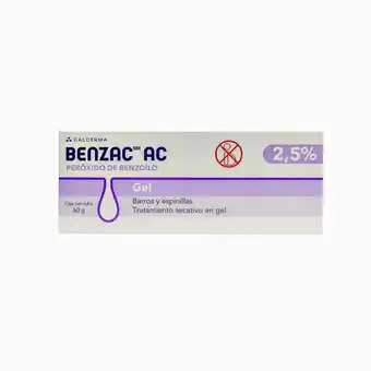 Farmacias YZA Benzac Ac 2.5% Gel 60G oferta