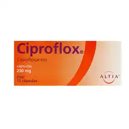Farmacias YZA Ciproflox 250Mg 12 Caps oferta