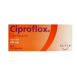 Farmacias YZA Ciproflox 250Mg 12 Caps oferta