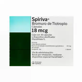 Farmacias YZA Spiriva Dispositivo Dosifi 18Mcg 30 Caps oferta