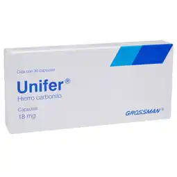 Farmacias YZA Unifer 18Mg 30 Caps oferta