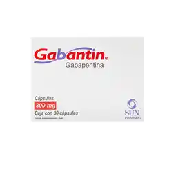 Farmacias YZA Gabantin 300Mg 30 Caps oferta
