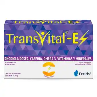 Farmacias YZA Transvital E 46.5G 30 Caps oferta