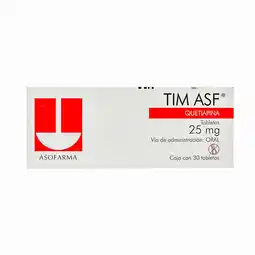 Farmacias YZA Tim Asf 25Mg 30 Tabs oferta