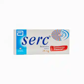 Farmacias YZA Duo Pack Serc 24Mg 30 Tabs oferta