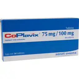 Farmacias YZA Coplavix 75Mg/100Mg 14 Tabs oferta