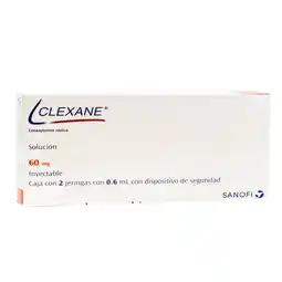 Farmacias YZA Clexane Inyectable 60Mg 2 Jga X 0.6Ml oferta