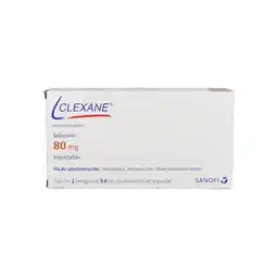 Farmacias YZA Clexane Inyectable 80Mg 2 Jga X 0.8Ml oferta