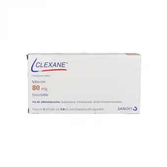 Farmacias YZA Clexane Inyectable 80Mg 2 Jga X 0.8Ml oferta