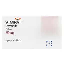 Farmacias YZA Vimpat 50Mg 14 Tabs oferta