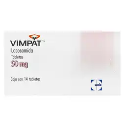 Farmacias YZA Vimpat 50Mg 14 Tabs oferta