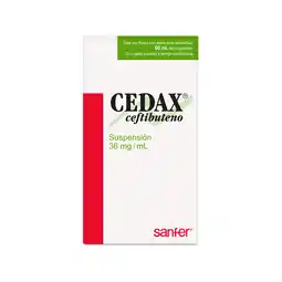 Farmacias YZA Cedax Suspension 36Mg 60Ml oferta