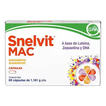 Farmacias YZA SNELVIT MAC 60 CAPS oferta