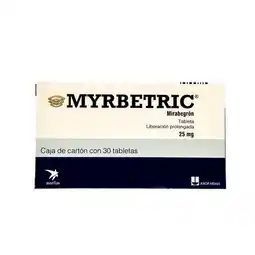 Farmacias YZA Myrbetric 25Mg 30 Tabs oferta