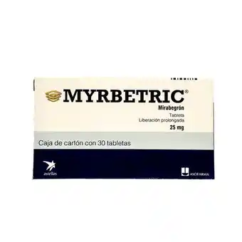 Farmacias YZA Myrbetric 25Mg 30 Tabs oferta