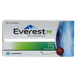 Farmacias YZA Everest Masticable 5Mg 10 Tabs oferta