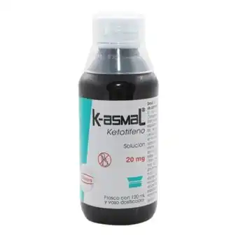 Farmacias YZA K-Asmal Jarabe 20Mg 120Ml oferta