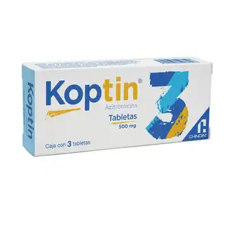 Farmacias YZA Koptin 500Mg 3 Tabs oferta