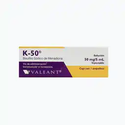 Farmacias YZA K-50 50Mg 1 Amp X 5Ml oferta