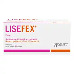 Farmacias YZA LISEFEX 1.5G 30 SOBRES oferta