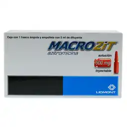 Farmacias YZA Macrozit Iv Solucion Inyecta 500Mg 1 Amp oferta