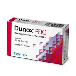 Farmacias YZA Dunox Pro 30 Tabs oferta