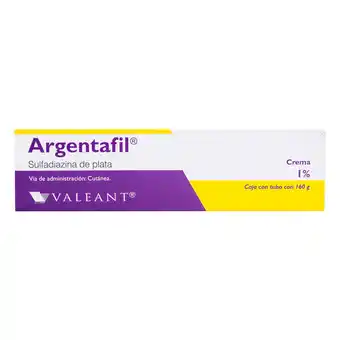 Farmacias YZA Argentafil 1% Crema 160G oferta