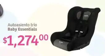 Soriana Híper Autoasiento trio Baby Essentials oferta