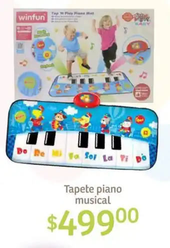 Soriana Híper Tapete piano musical oferta