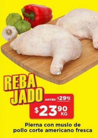 HEB Pierna con Muslo de Pollo Corte Americano Fresca oferta
