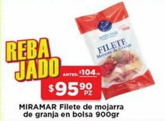 HEB Miramar Filete de Mojarra de Granja en Bolsa 900gr oferta
