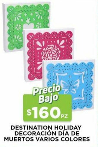 HEB Destination Holiday Decoración Día de Muertos Varios Colores oferta