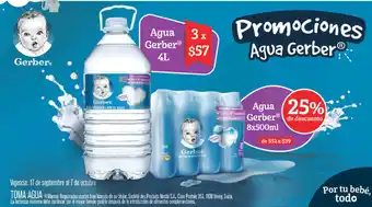 Soriana Híper Agua Gerber 4L oferta