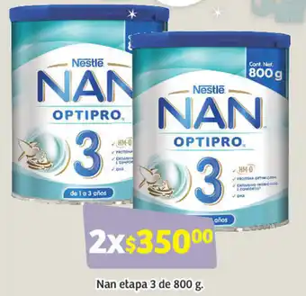 Soriana Híper Nan Etapa 3 de 800g oferta
