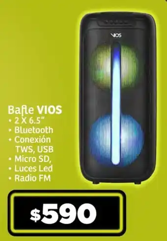 Soriana Híper Bafle VIOS 2 x 6.5" oferta